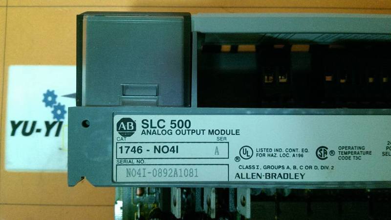 A-B SLC 500 ANALOG OUTPUT MODULE 1746-N041 / 1746-NO41 - 裕益科技自動化設備可程式 ...